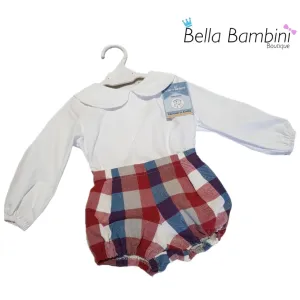 Ceyber Red & Blue Check Jam Set