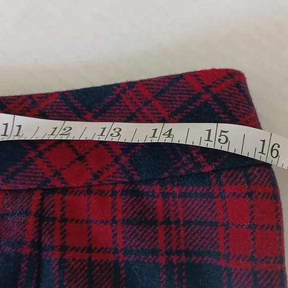Chadwicks Wool Blend Plaid Short Skirt US Size 10P