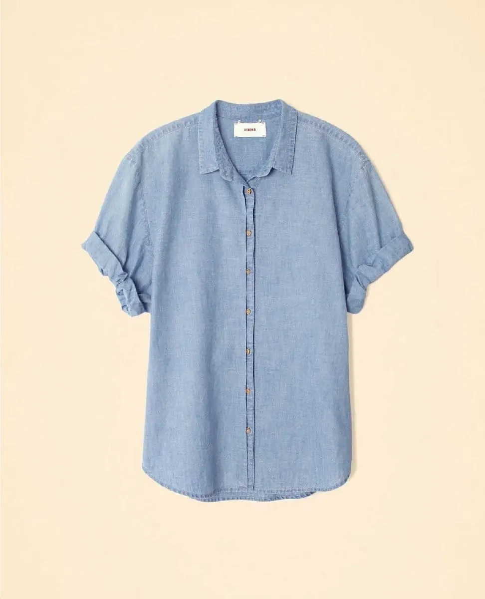 Channing Shirt Dusty Blue