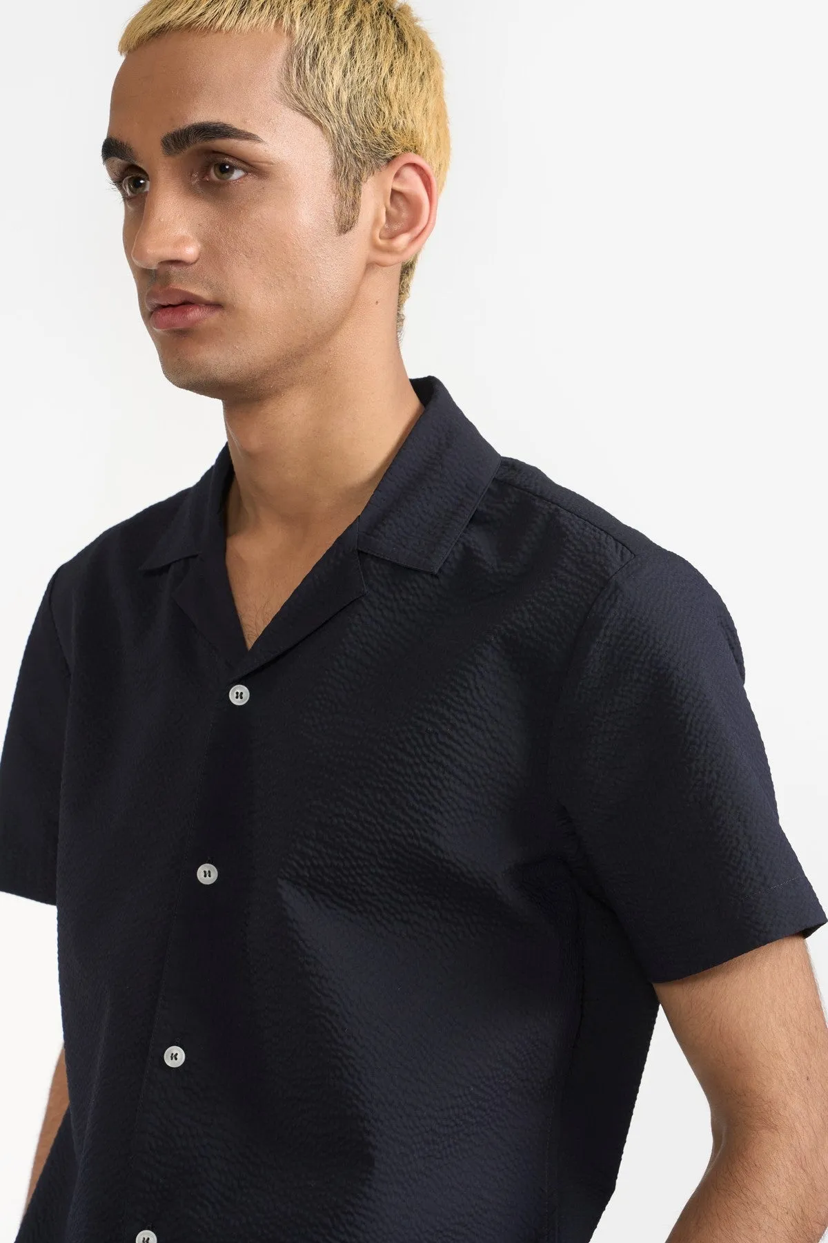 CHARLES NAVY MEN'S SHIRT