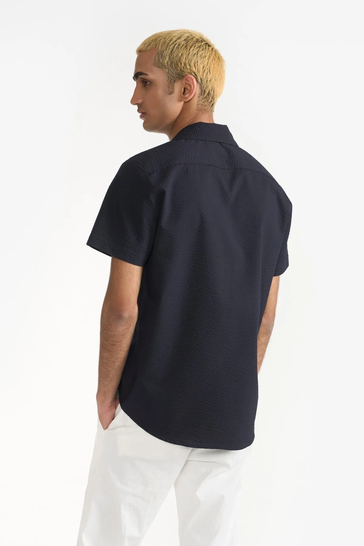 CHARLES NAVY MEN'S SHIRT