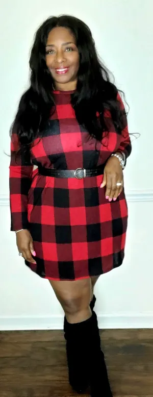 Check Mate Curvy Queen Dress