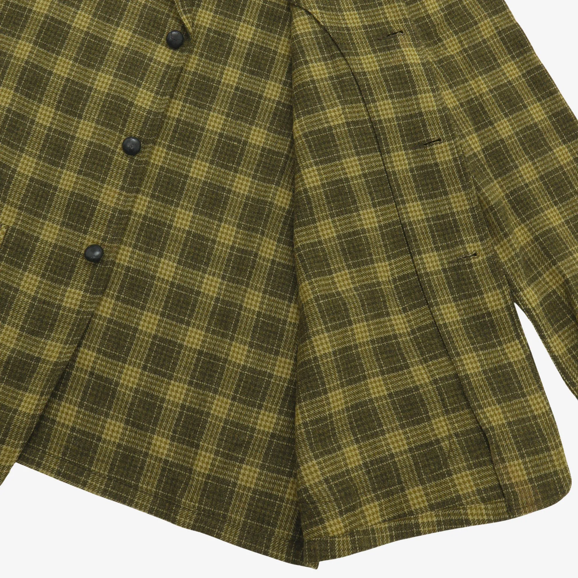 Check Plaid Wool Chore Coat