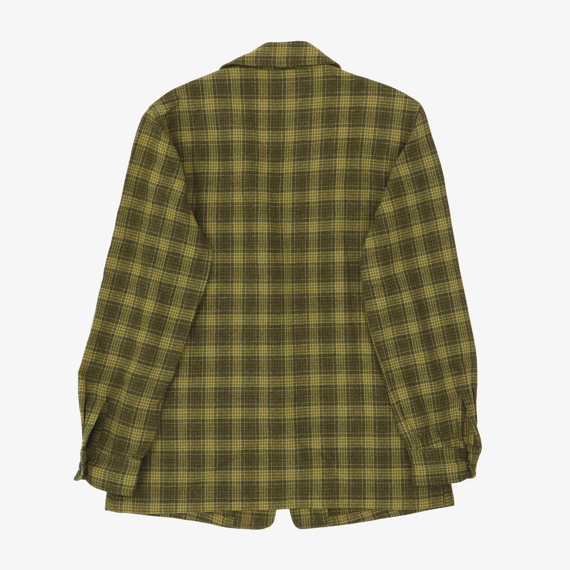Check Plaid Wool Chore Coat