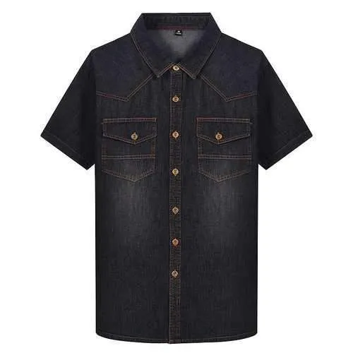 Chest Pockets Denim Shirts