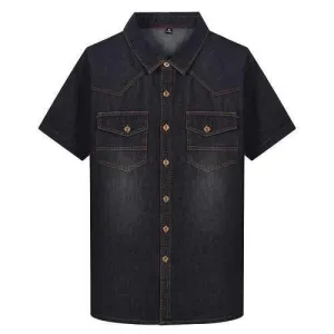 Chest Pockets Denim Shirts