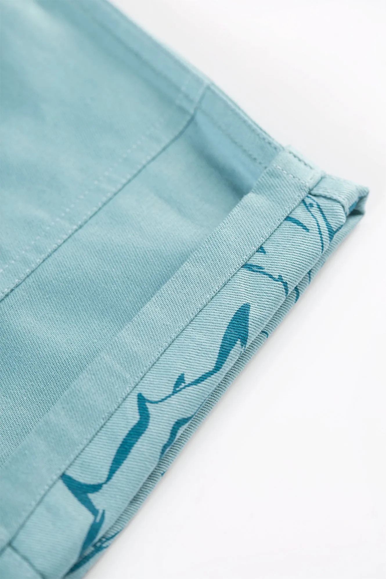 Children's Frugi Rocky Sharks Reversible Shorts, Stingray/Jawsome - Kid's Clothing