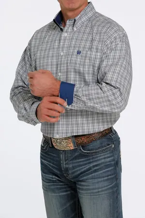 Cinch Long Sleeve Shirt MTW1105244WHT