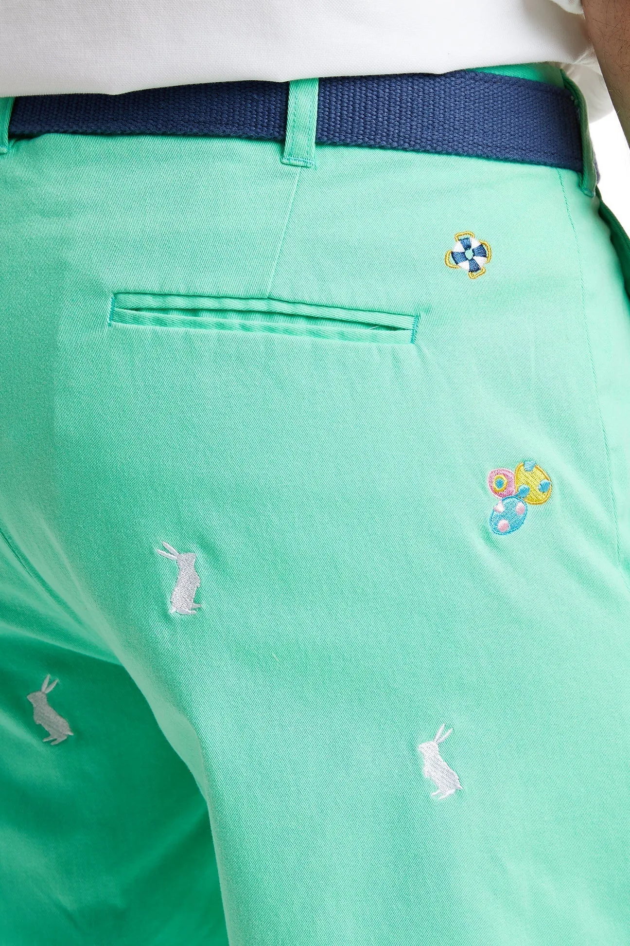 Cisco Short Spring Green with Easter Egg & Bunny