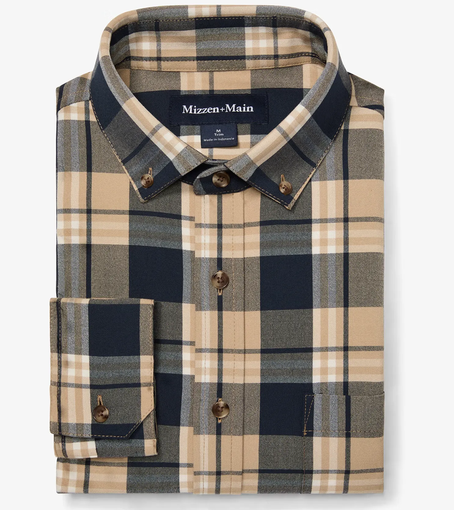 City Flannel - Khaki William Plaid