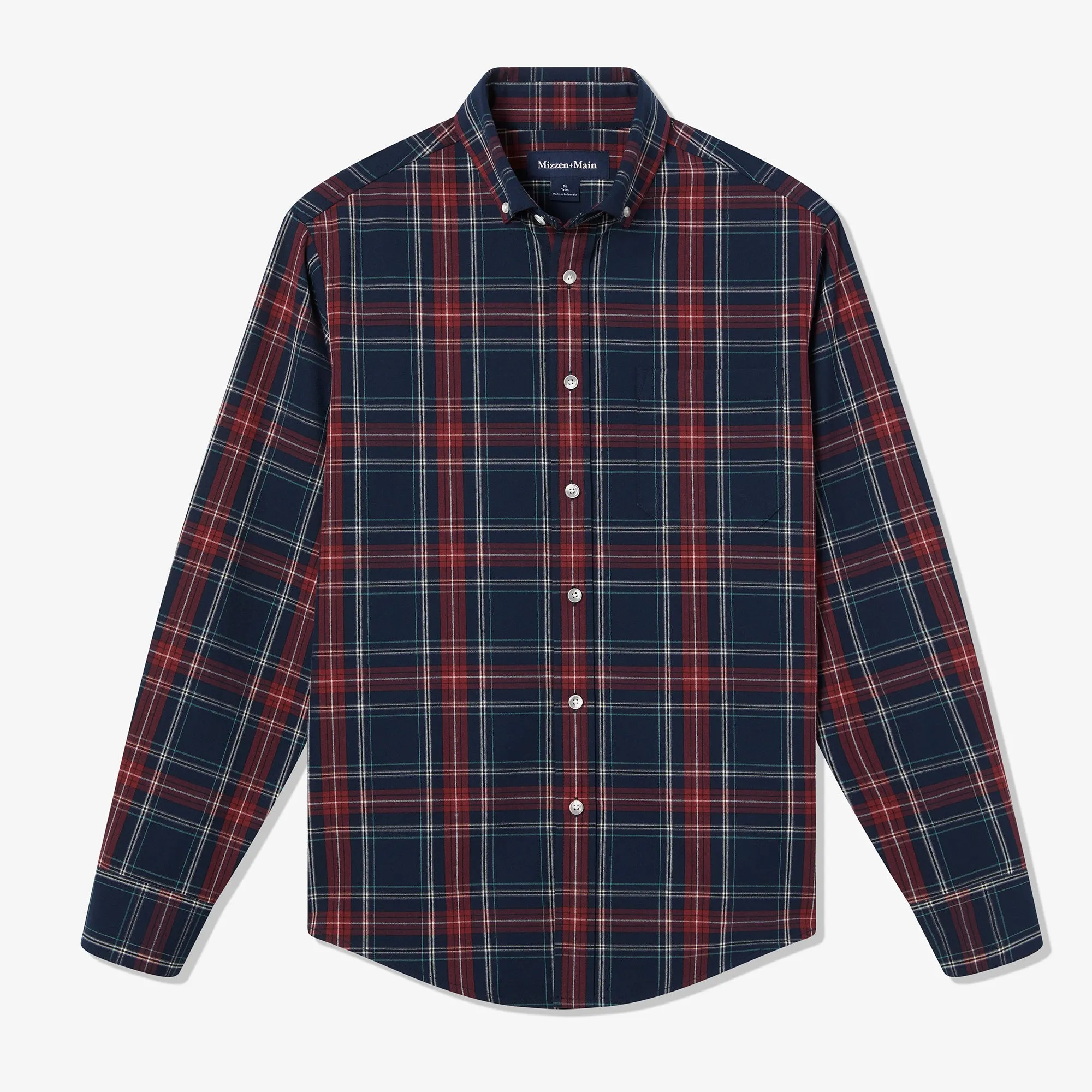 City Flannel - Navy Tartan