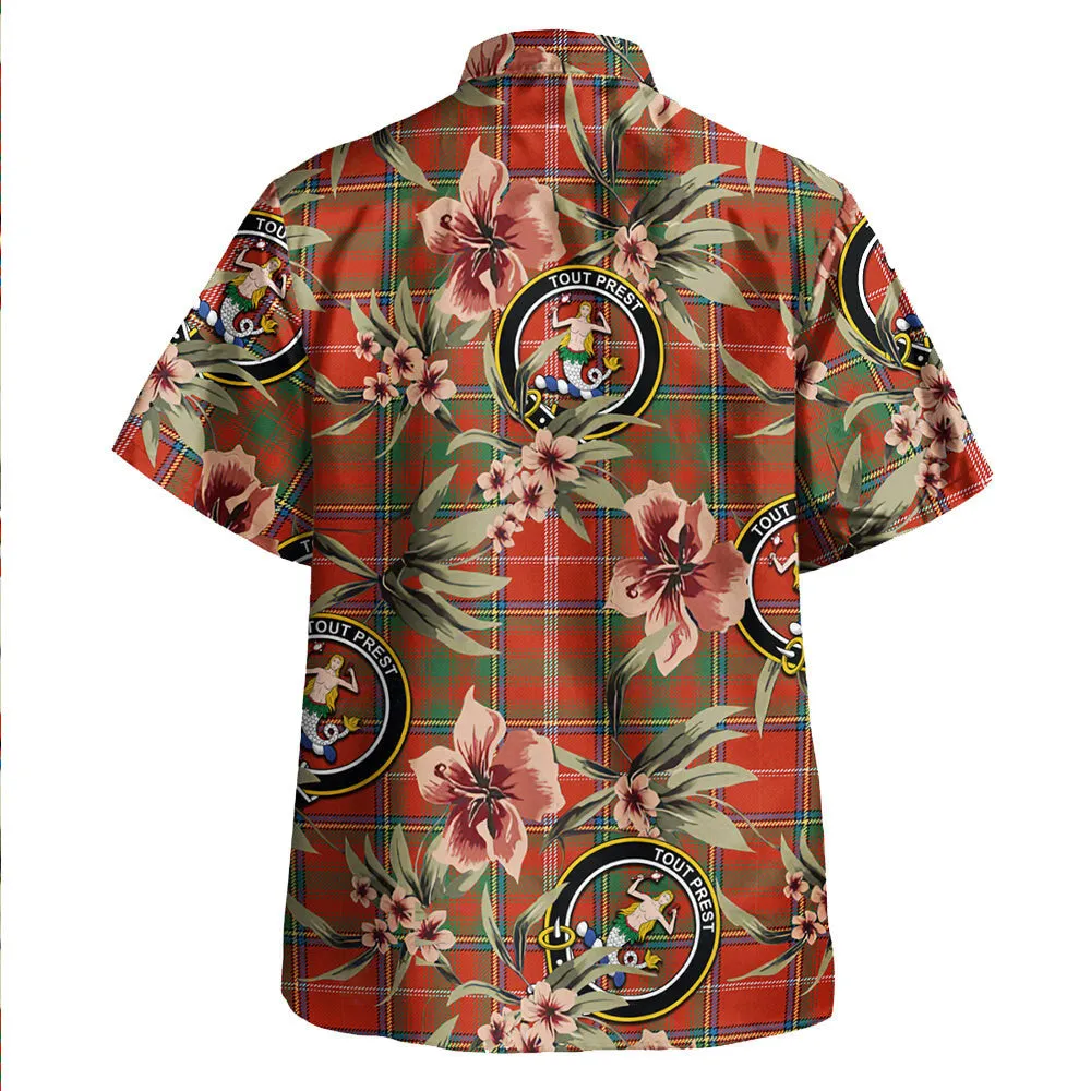 Clan Murray Plaid Artifact Ancient Tartan Crest Badge Aloha Hawaiian Shirt Tropical Old Style JX76