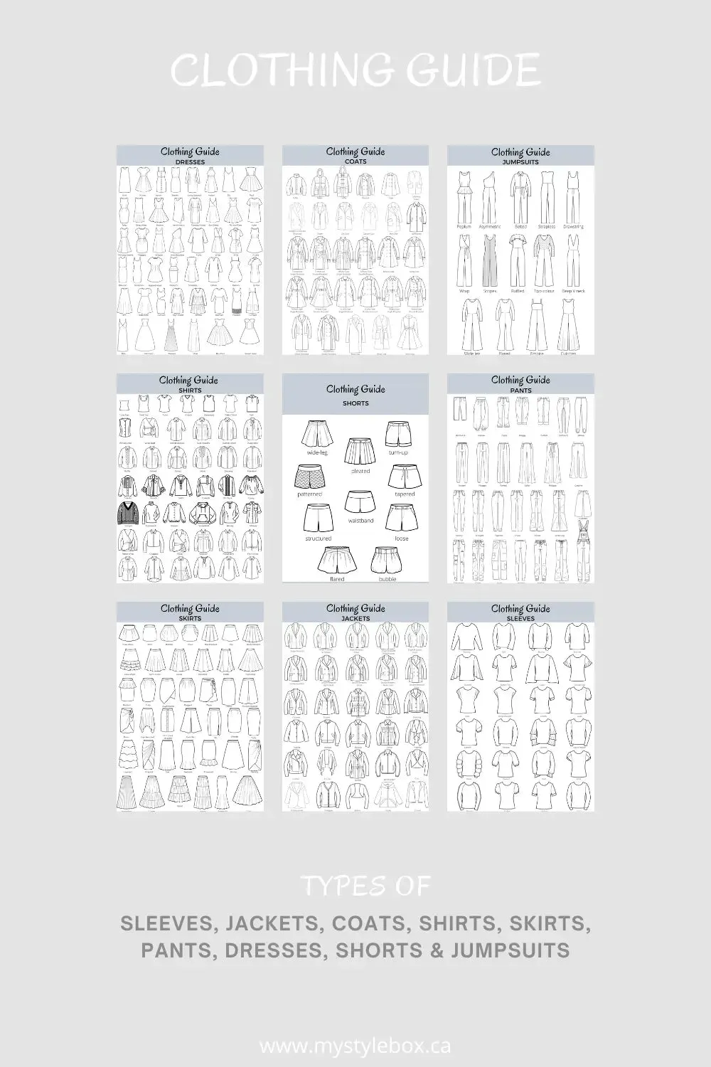 Clothing Guide_Types of Basic Garments
