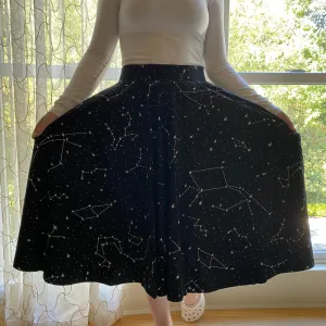 Constellations Glow-In-The-Dark Twirl Skirt