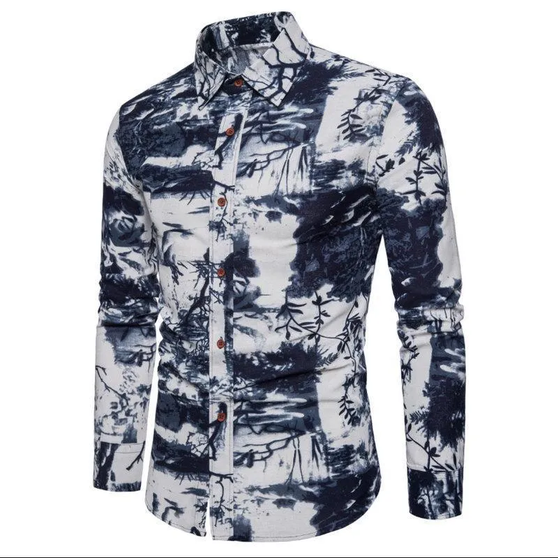 Contemporary Print Dress Shirts