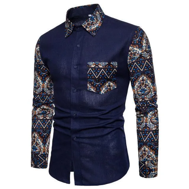 Contemporary Print Dress Shirts