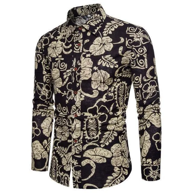 Contemporary Print Dress Shirts