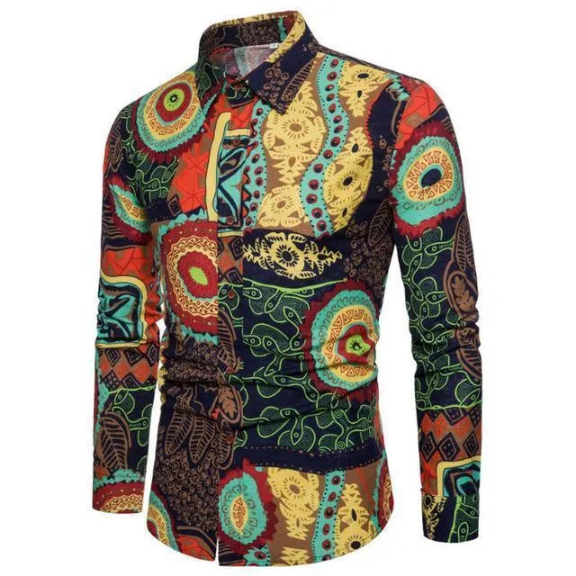 Contemporary Print Dress Shirts