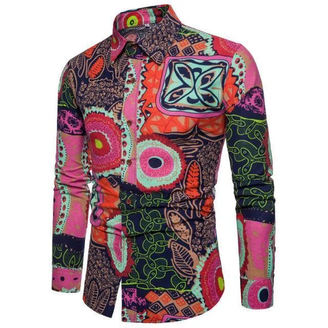 Contemporary Print Dress Shirts