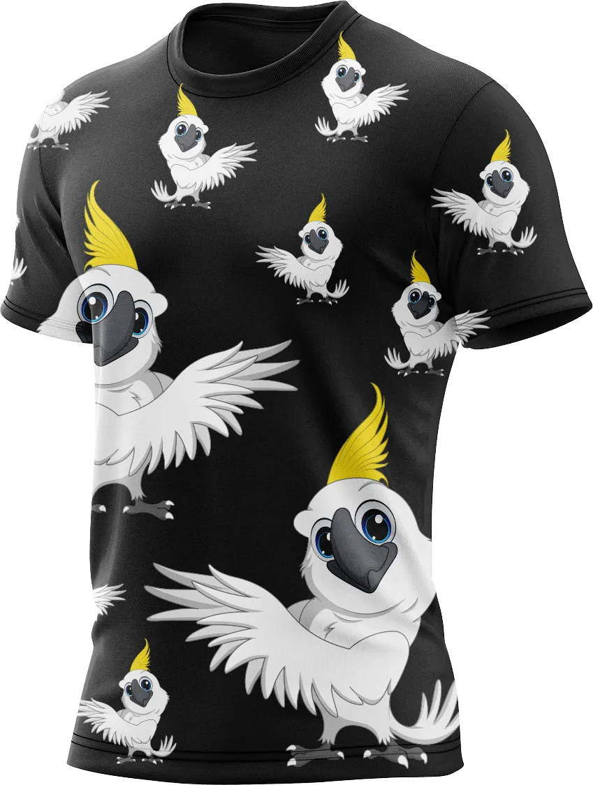 Cool Cockatoo Rash Shirt Short Sleeve