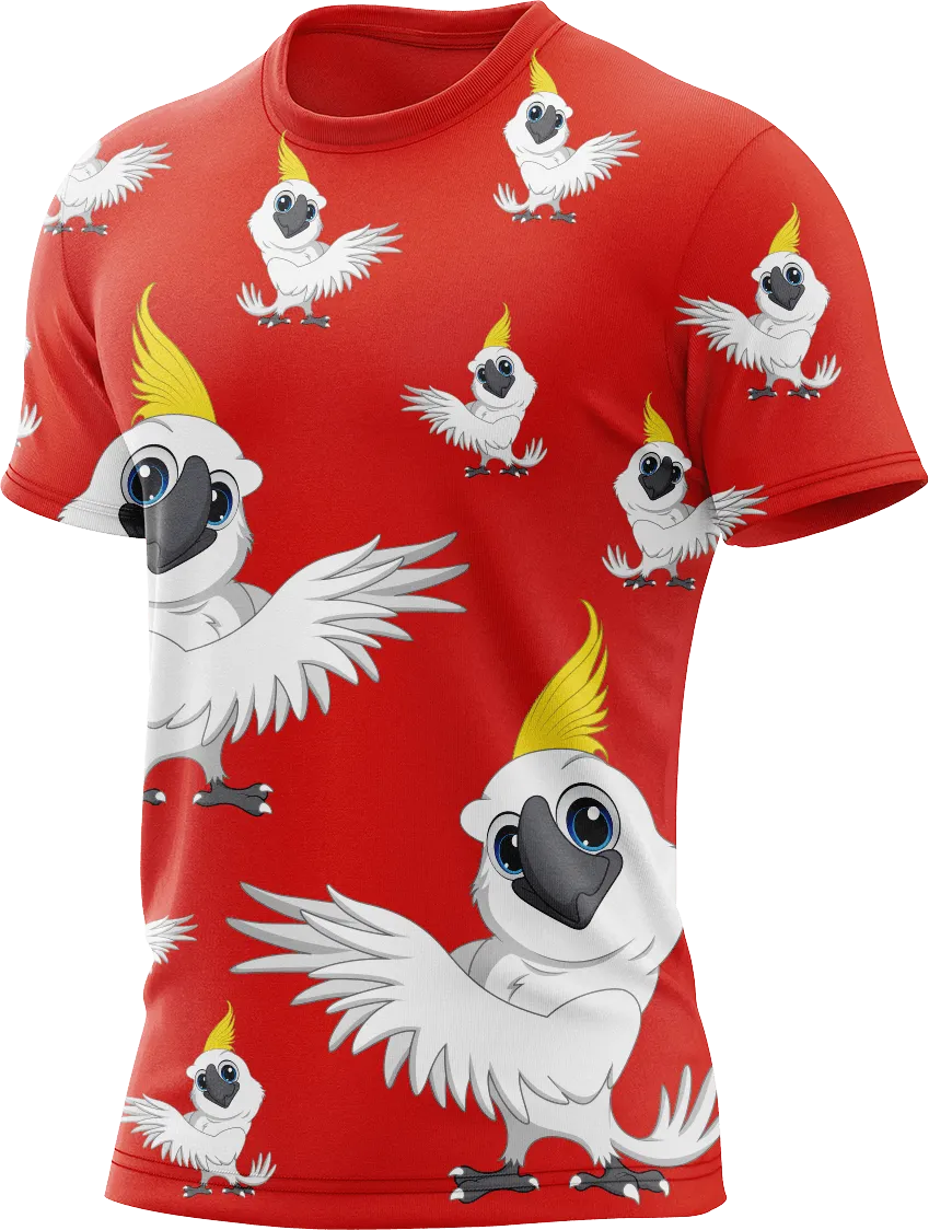 Cool Cockatoo Rash Shirt Short Sleeve