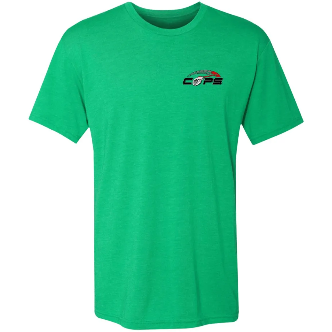 COPS Powered by Turbo 2-sided print NL6010 Men's Triblend T-Shirt