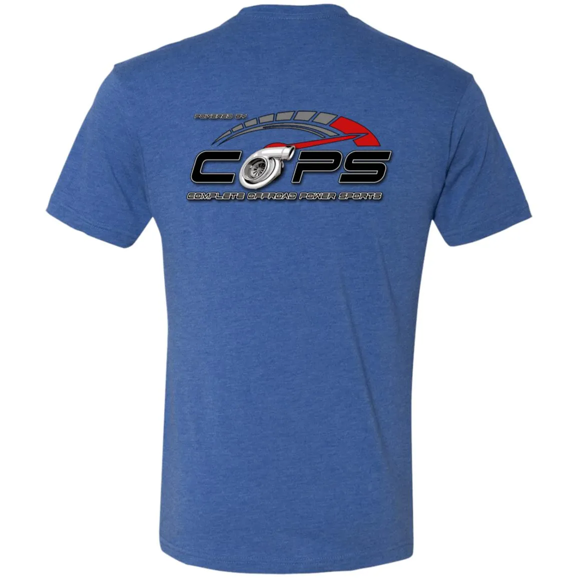 COPS Powered by Turbo 2-sided print NL6010 Men's Triblend T-Shirt