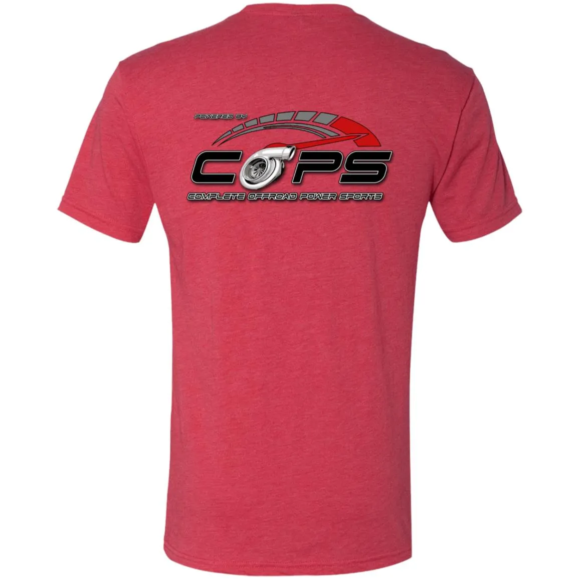 COPS Powered by Turbo 2-sided print NL6010 Men's Triblend T-Shirt