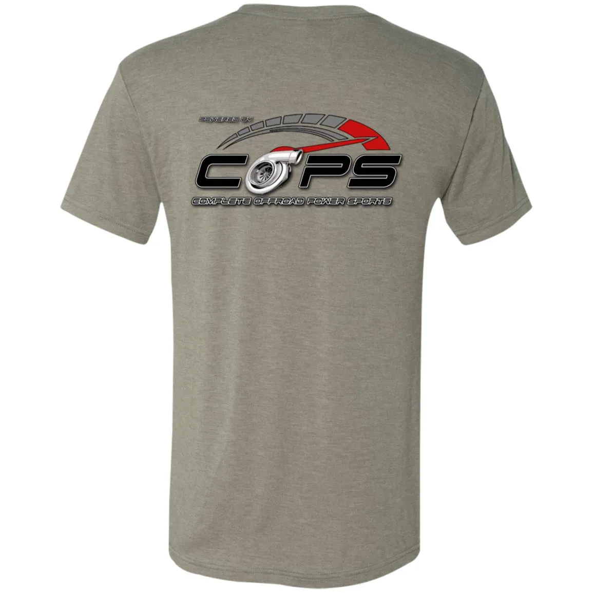 COPS Powered by Turbo 2-sided print NL6010 Men's Triblend T-Shirt