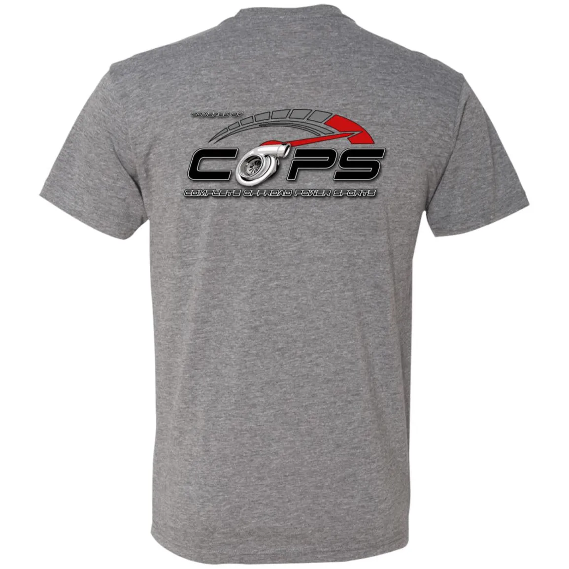 COPS Powered by Turbo 2-sided print NL6010 Men's Triblend T-Shirt