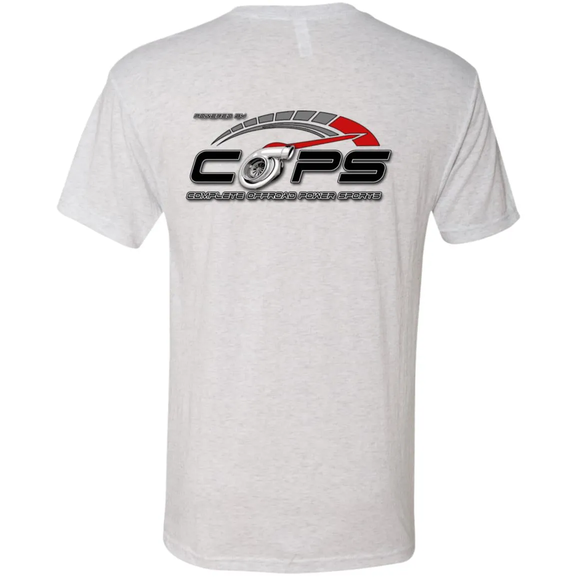 COPS Powered by Turbo 2-sided print NL6010 Men's Triblend T-Shirt