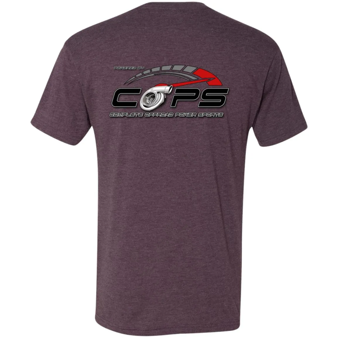COPS Powered by Turbo 2-sided print NL6010 Men's Triblend T-Shirt