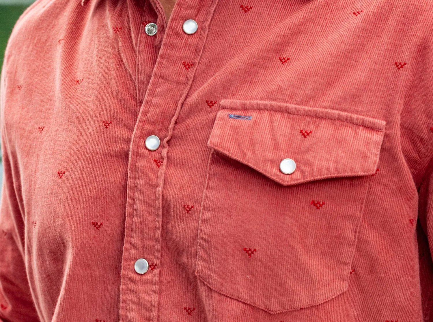Corduroy Pearl Snap