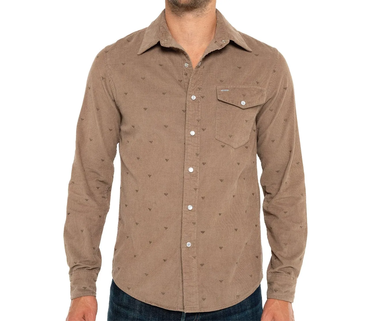 Corduroy Pearl Snap