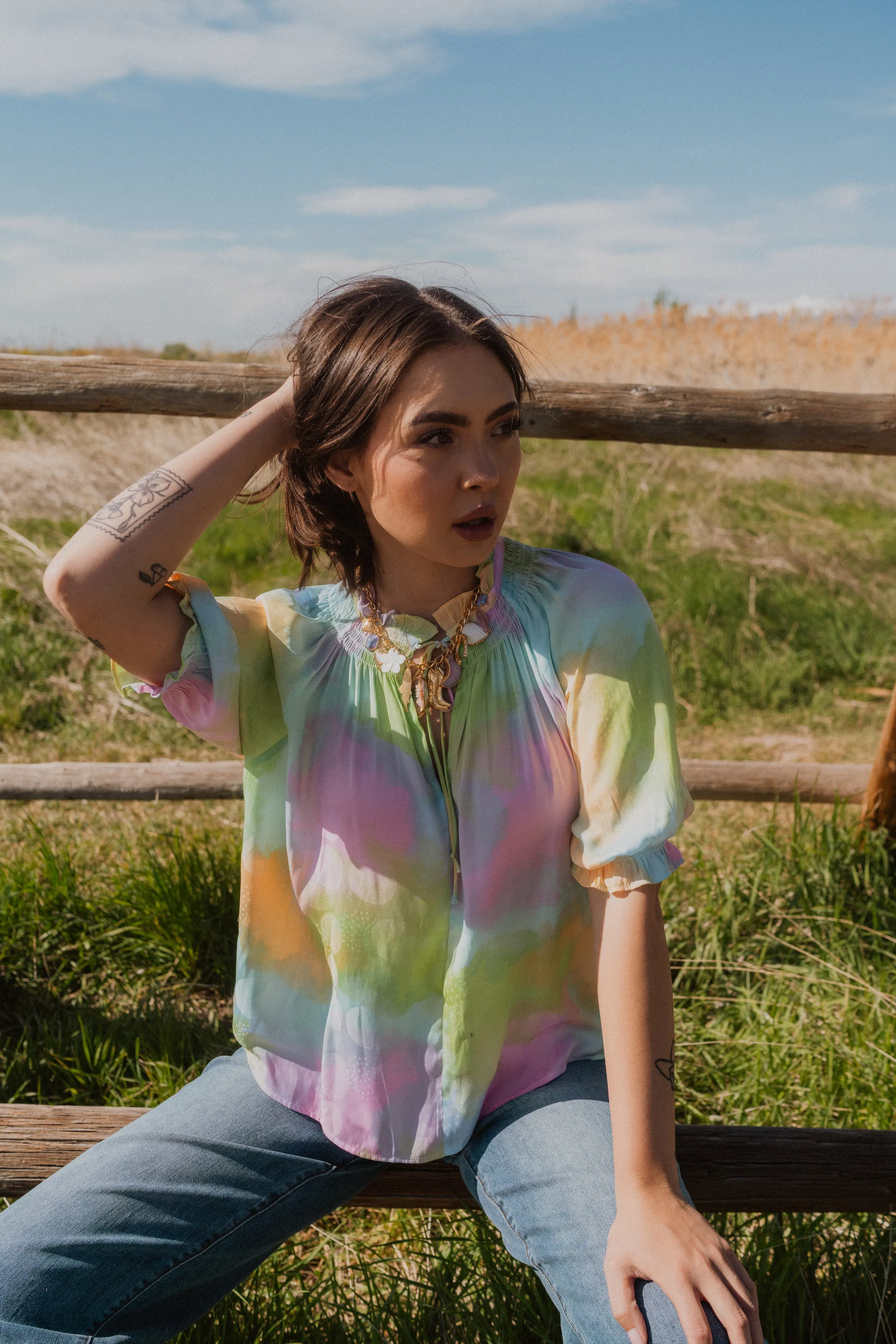 Cotton Candy Skies Blouse
