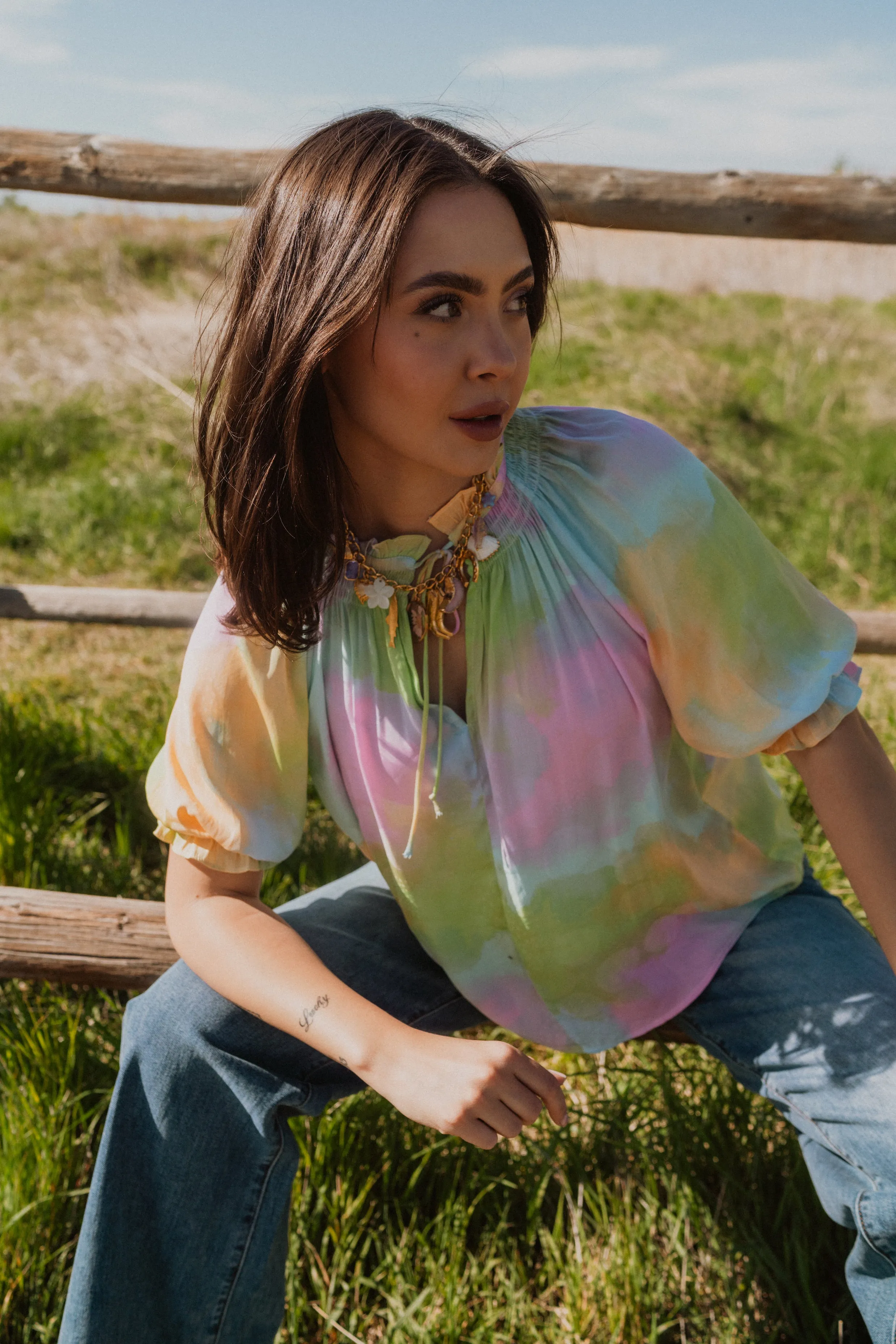 Cotton Candy Skies Blouse