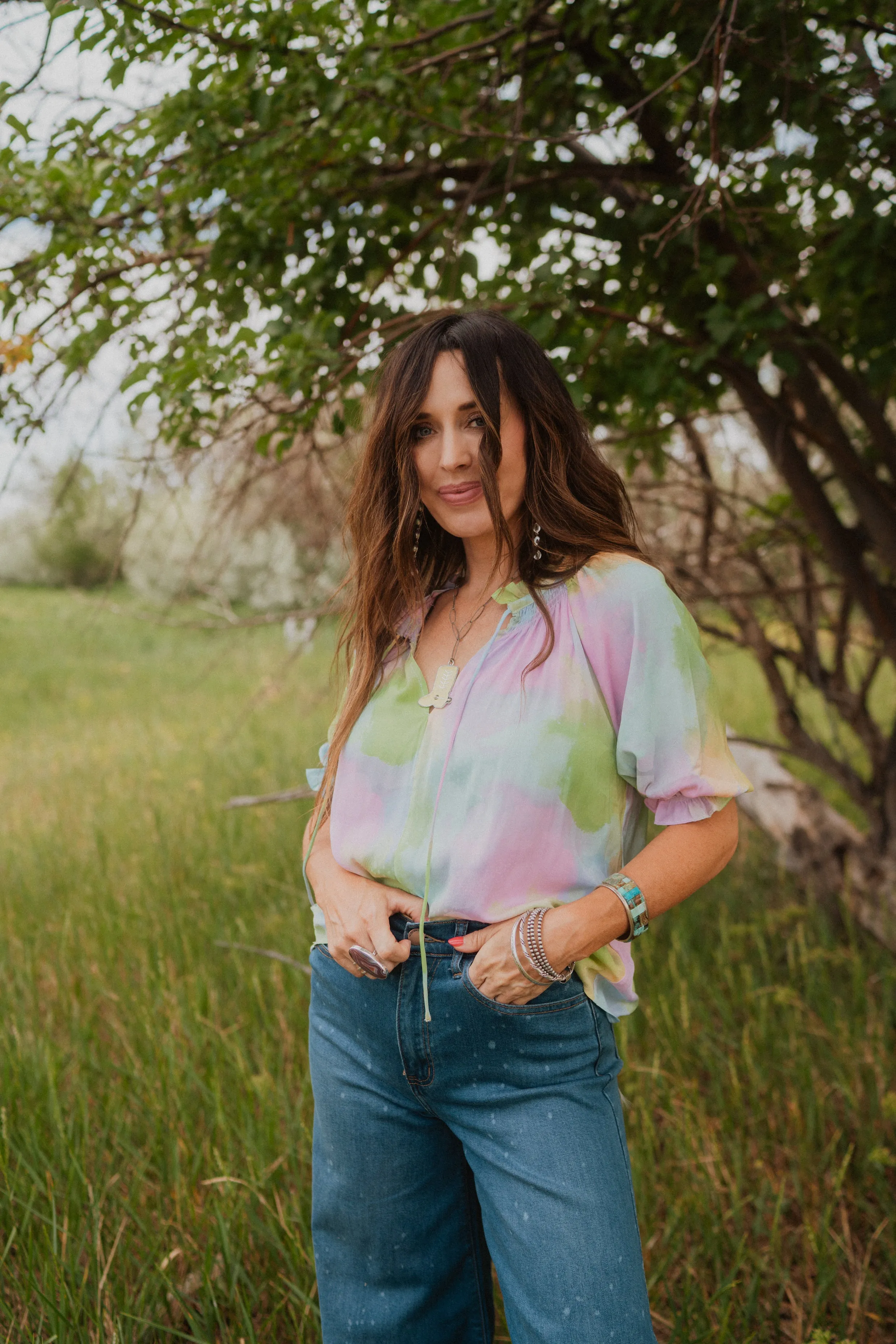 Cotton Candy Skies Blouse