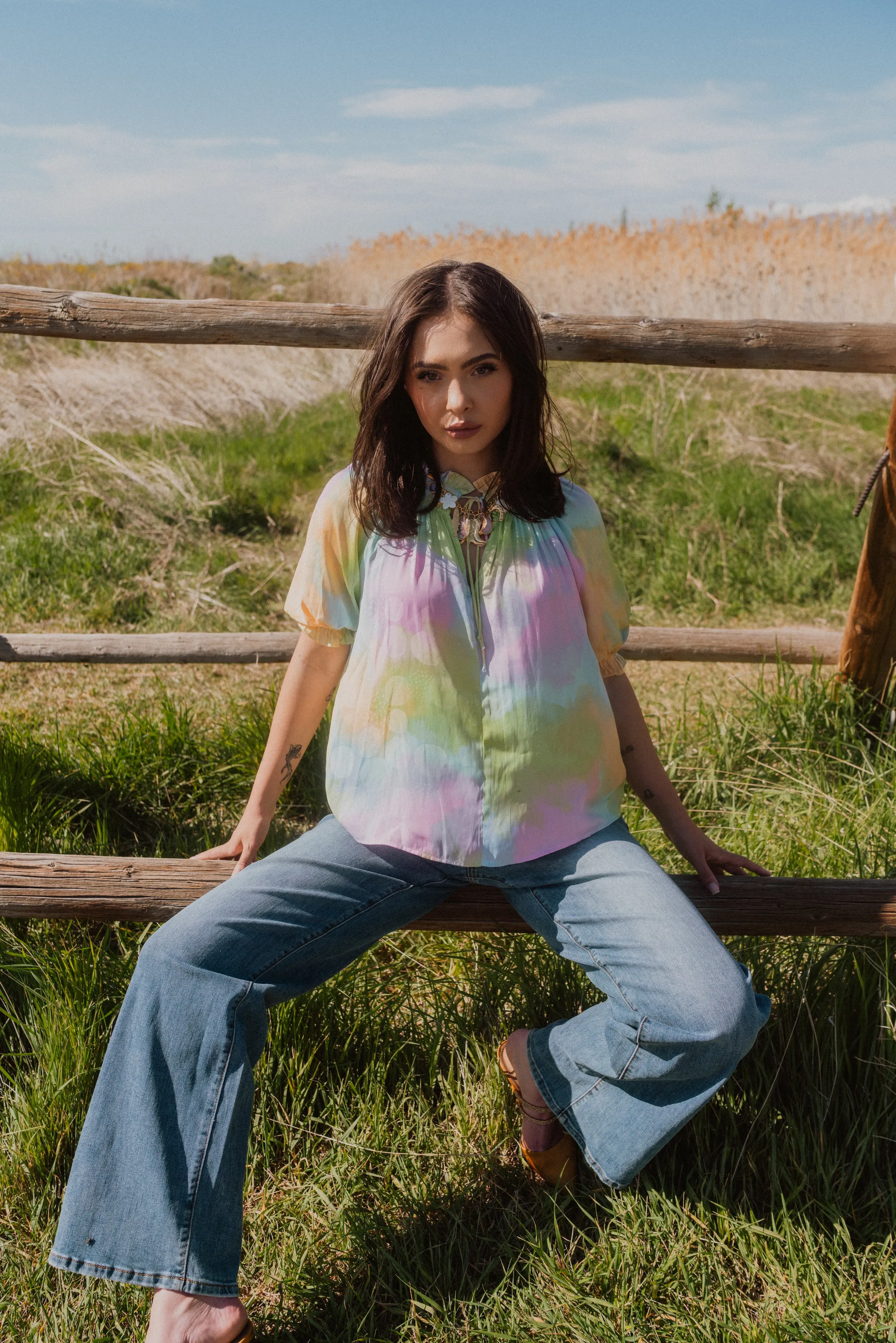 Cotton Candy Skies Blouse