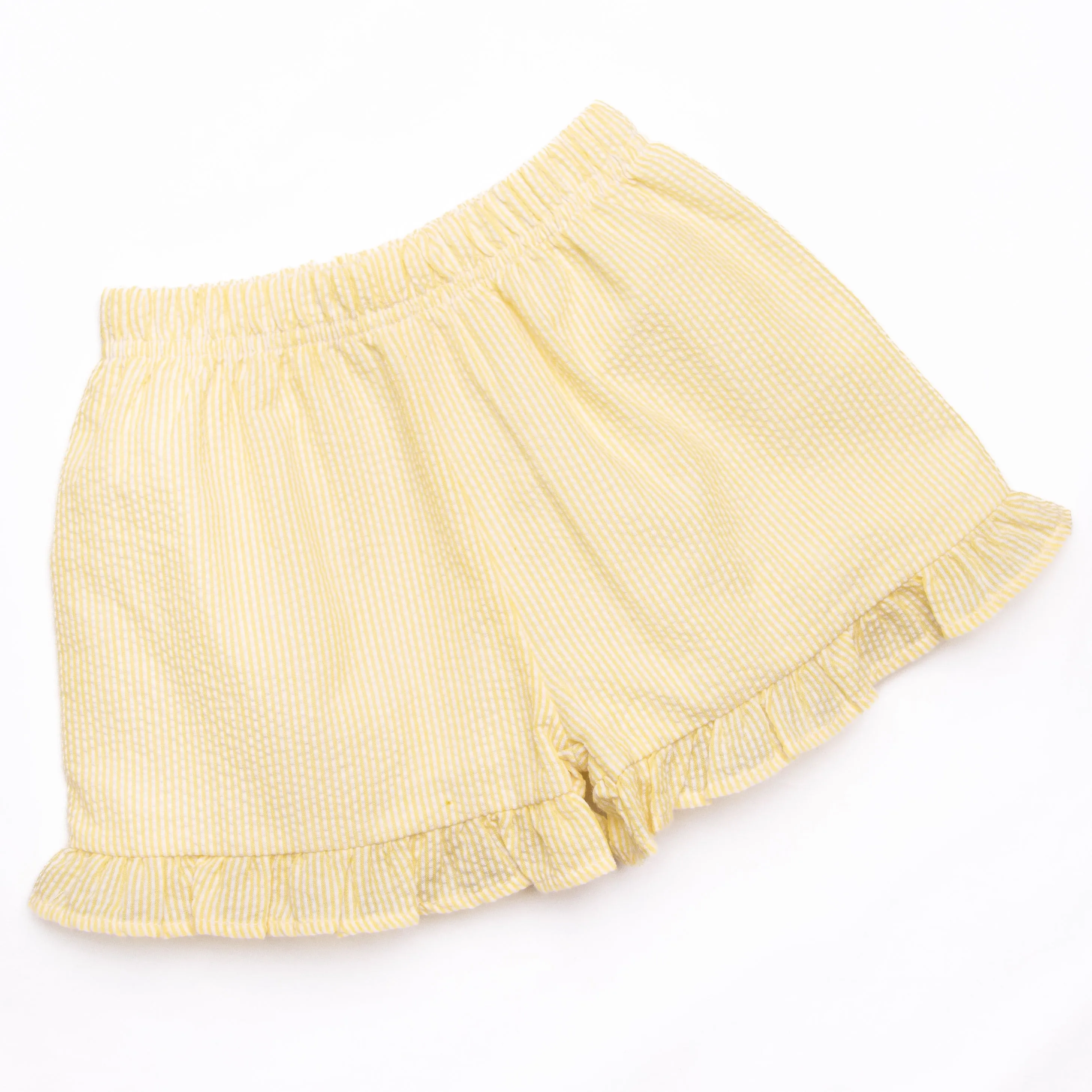 Country Clubin' Applique Ruffle Short Set, Pink