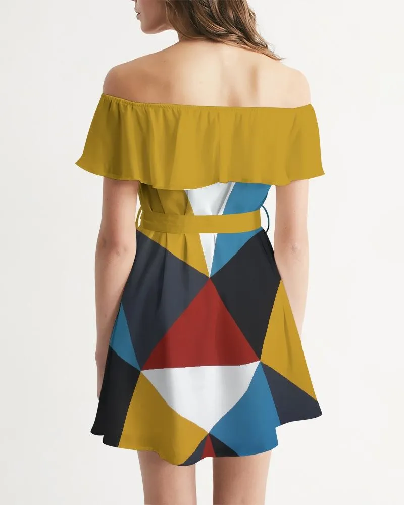 Courage From Within Women's Off-Shoulder Dress