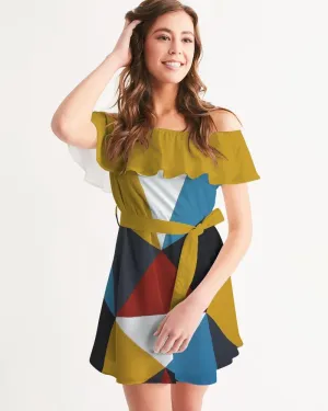 Courage From Within Women's Off-Shoulder Dress