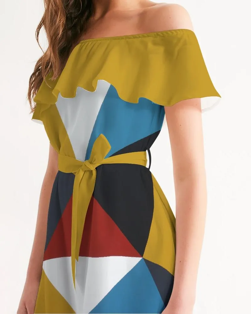 Courage From Within Women's Off-Shoulder Dress