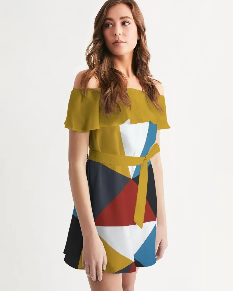 Courage From Within Women's Off-Shoulder Dress