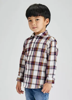 Cream Plaid Long Sleeve 4.169