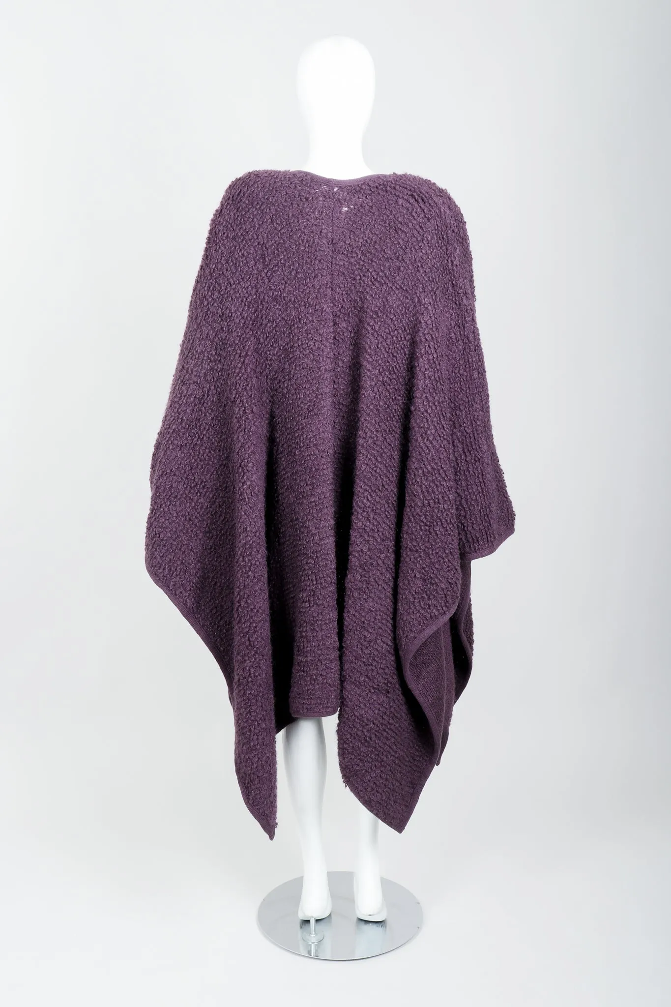 Curly Wool Cape Coat