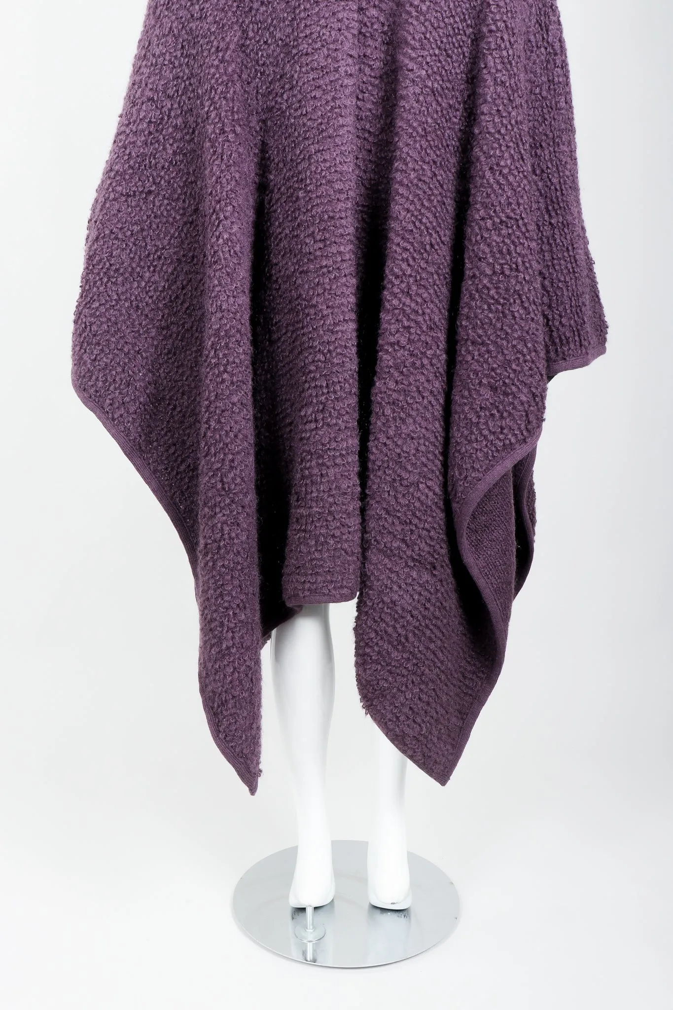 Curly Wool Cape Coat