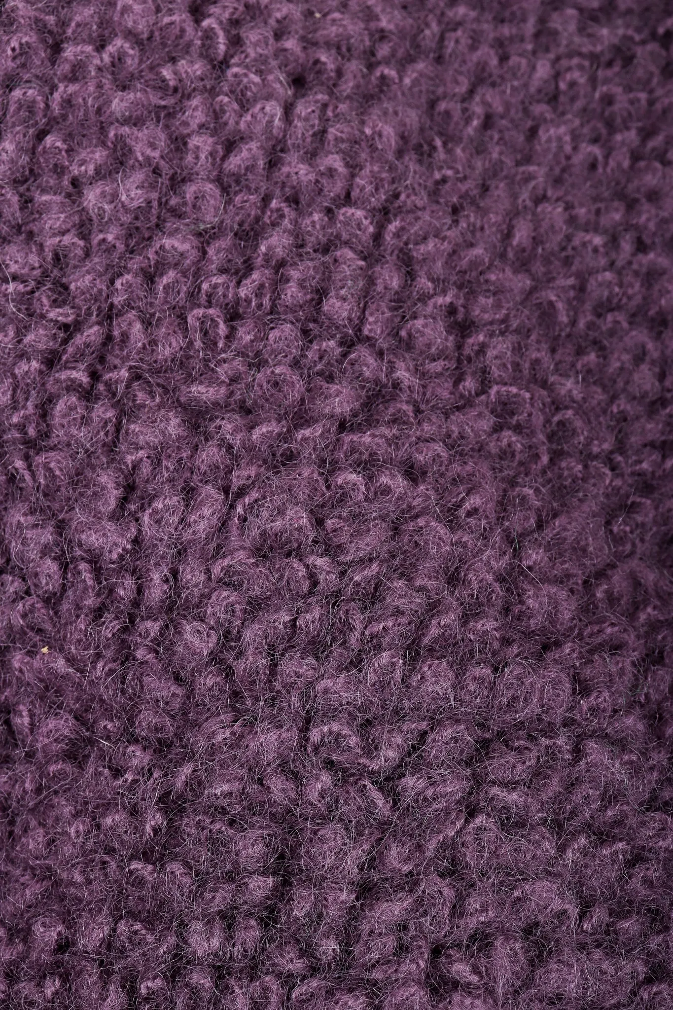 Curly Wool Cape Coat