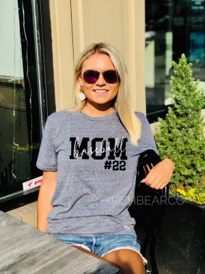 Custom Baseball Mom Shirt | Unisex Crew