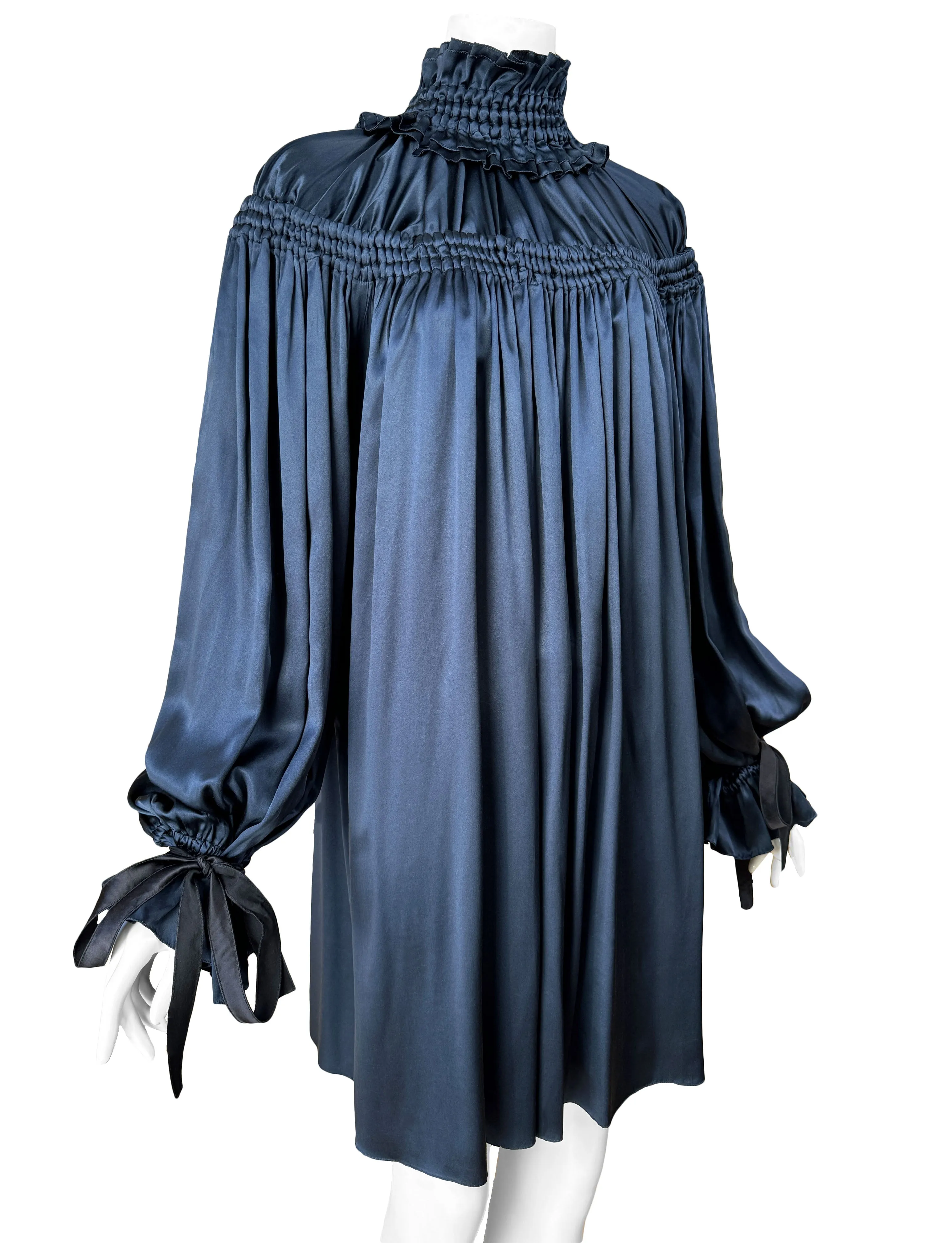 D&G Dolce & Gabbana Fall 2009 Ruched Silk Dress