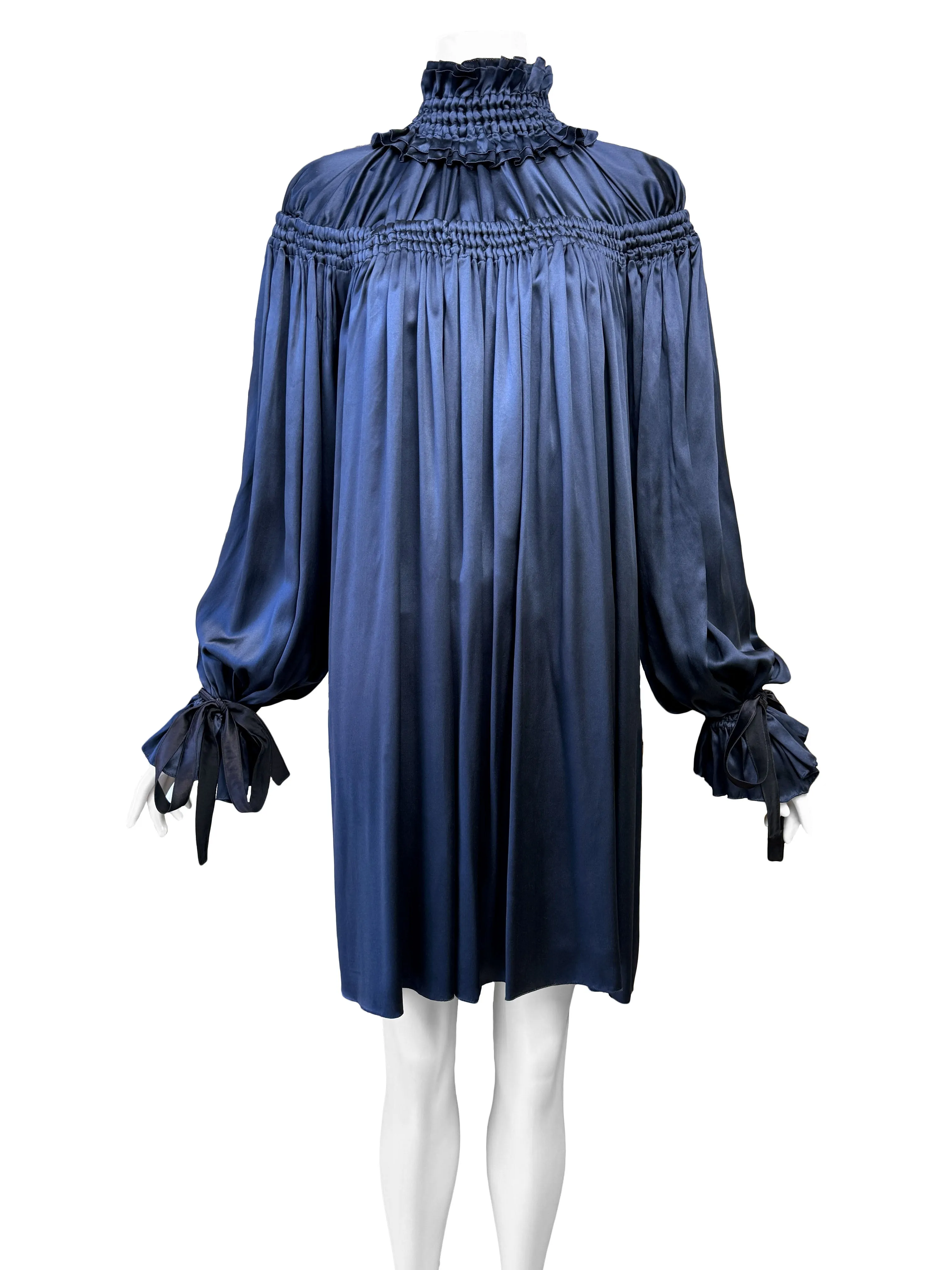 D&G Dolce & Gabbana Fall 2009 Ruched Silk Dress